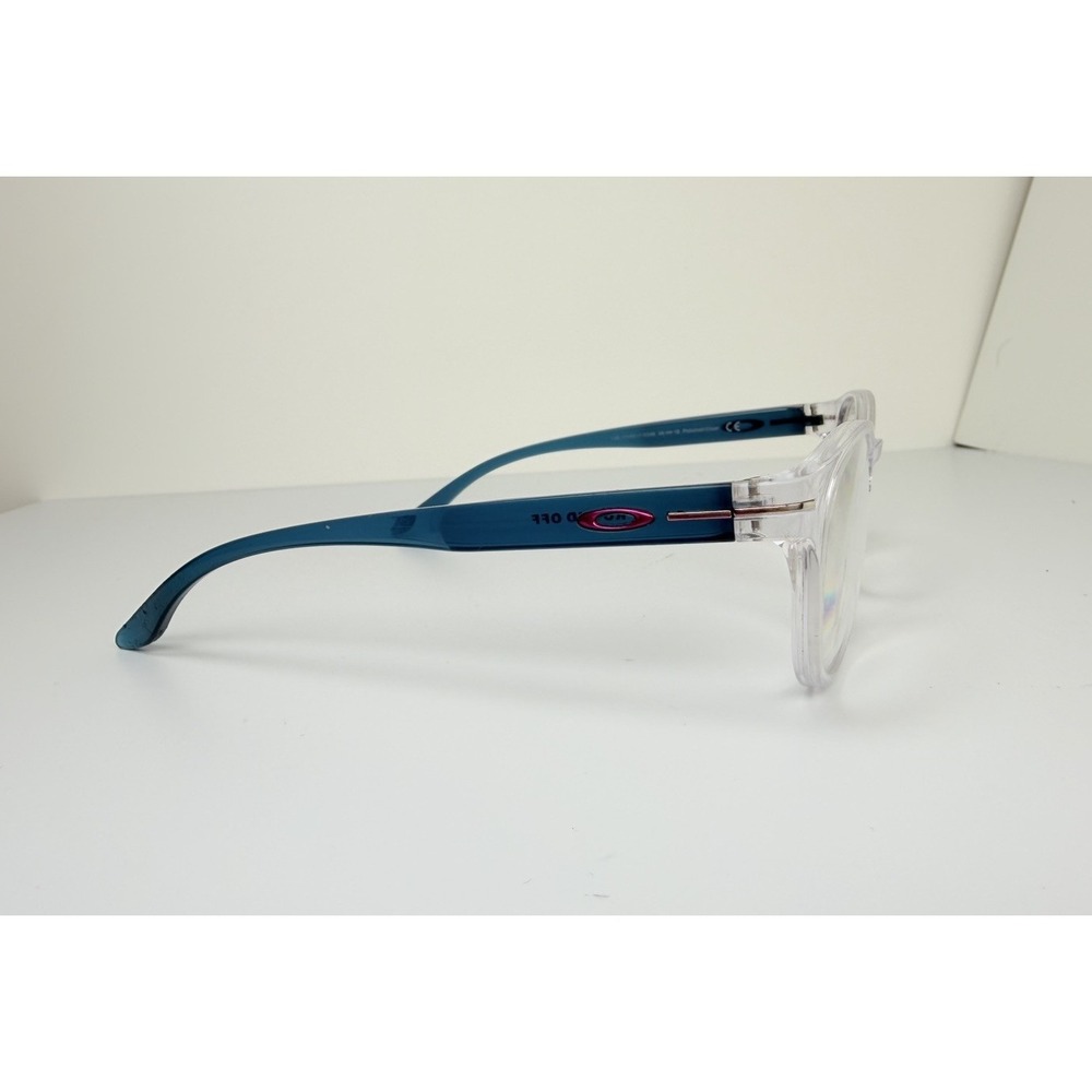 Oakley Round Off OY8017-0346 Youth Eyeglasses Clear Blue 46-16 RX Frames Used